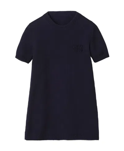 Miu Miu Wool And Nylon Mini-dress