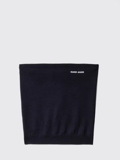 Miu Miu Wool Bandeau Top In Black
