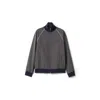 Miu Miu Wool Blouson Jacket In Black