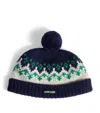 Miu Miu Wool Jacquard Hat In Black