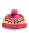Miu Miu Wool Jacquard Hat In Multi