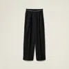 Miu Miu Wool Joggers In Black