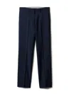 Miu Miu Superfine Wool Pants In Blue