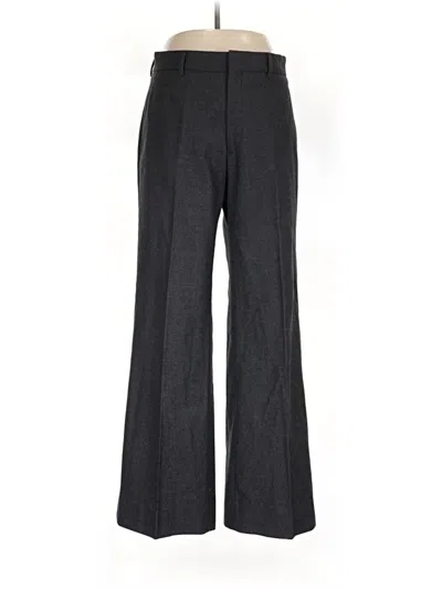Pre-owned Miu Miu Wool Pants In Gray