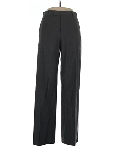 Pre-owned Miu Miu Wool Pants In Gray