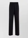 Miu Miu Embroidered Stretch Wool Palazzo Pant