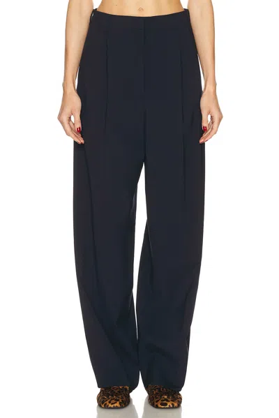 Miu Miu Wool Superfine Pant In Blue