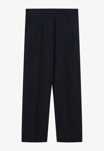 MIU MIU WOOL-BLEND TAILORED PANTS