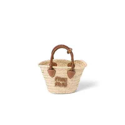 Miu Miu Woven Fabric Handbag