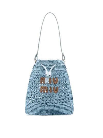 ☆送料・関税込☆MIUMIU★Woven Fabric Mini Bag★ Miu Miu Woven Fabric Mini-Bag | RADPRESENT