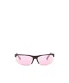 Miu Miu Wrap-around Sunglasses In Pink