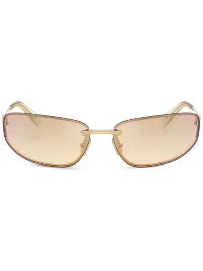 MIU MIU WRAPAROUND-FRAME SUNGLASSES