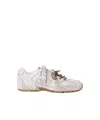 Miu Miu X New Balance 530 Sl Leather Sneakers In White