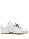 Miu Miu X New Balance 530 Sl Leather Sneakers In White