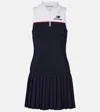 Miu Miu X New Balance Jersey Tennis Dress In Blue