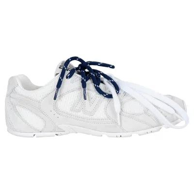 Pre-owned Miu Miu X New Balance White Suede & Mesh 530 Sl Sneakers Shoes 38