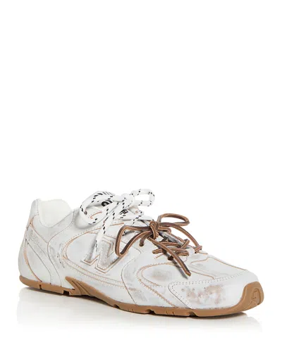 Miu Miu X New Balance Women's Low Top Sneakers In Bianco