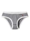 Miu Miu X Petit Bateau Ribbed Jersey Briefs In Blue
