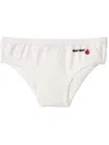 Miu Miu X Petite Bateau Jersey Briefs In White