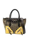 Miu Miu Zip-details Shoulder Bag In Multi