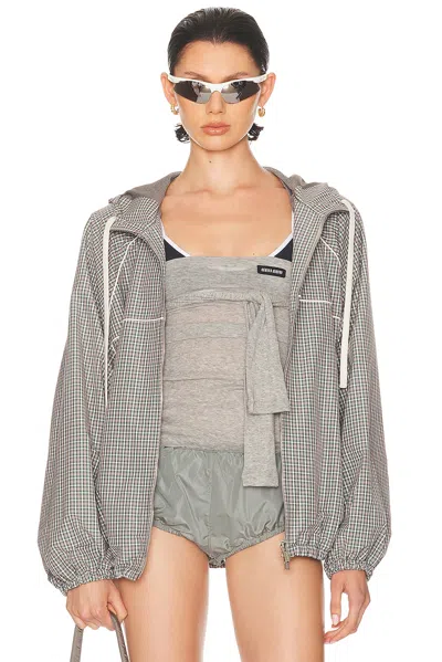 Miu Miu Zip Up Jacket