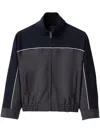Miu Miu Zip-up Jacket In Grey