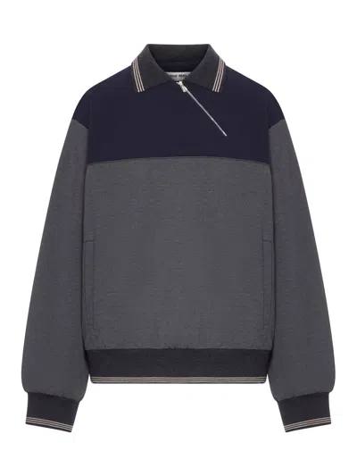 MIU MIU ZIP-UP SWEATSHIRT