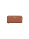 Miu Miu Zip Wallet In Brown