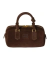 Miu Miu Arcadie Suede Bag In Brown