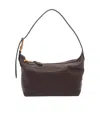 Miu Miu Zipper Shoulder Bag In Brown