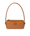 Miu Miu Zipper Shoulder Bag In Brown