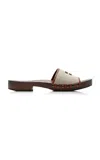 Miu Miu Zoccoli Canvas Clogs