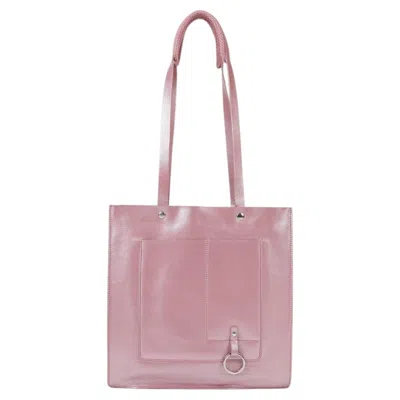Pre-owned Miuccia Prada Miu Miu Spring/summer 2000 Metallic Pink Leather Tote Bag