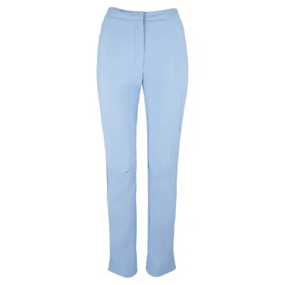 Pre-owned Miuccia Prada Prada Sport Red Line Ss2000 Powder Blue Technical Trousers, It38