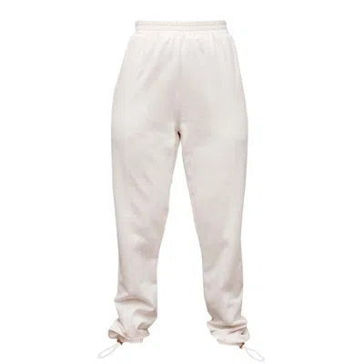 Miusa Neutrals Women's Organic Dettagli Joggers In White