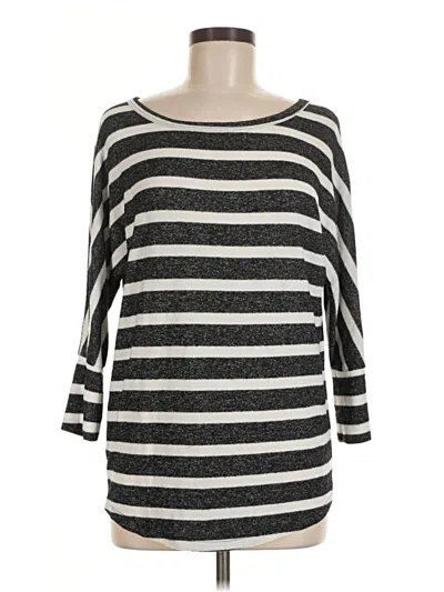 Pre-owned Mix By 41 Hawthorn 3/4 Sleeve T-shirt In Silver