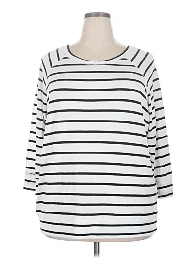 Pre-owned Mix By 41 Hawthorn 3/4 Sleeve T-shirt In White