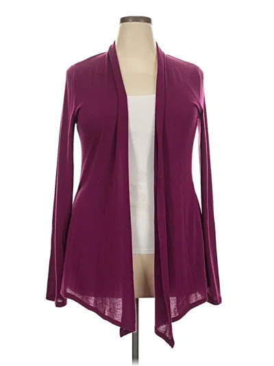 Pre-owned Mix By 41 Hawthorn Cardigan Sweater In Burgundy