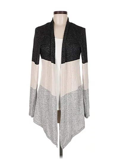 Pre-owned Mix By 41 Hawthorn Cardigan Sweater In Gray