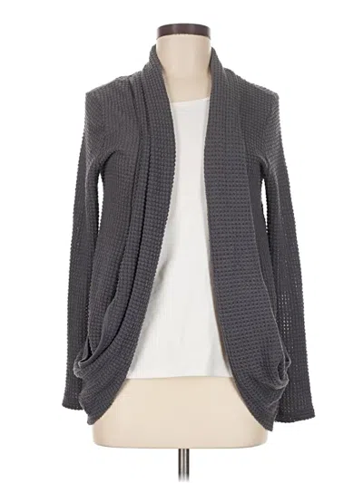 Pre-owned Mix By 41 Hawthorn Cardigan Sweater In Gray