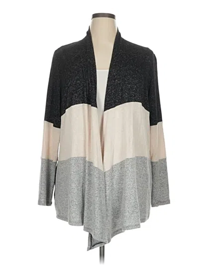 Pre-owned Mix By 41 Hawthorn Cardigan Sweater In Gray