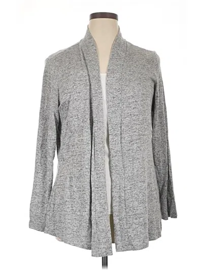 Pre-owned Mix By 41 Hawthorn Cardigan Sweater In Gray
