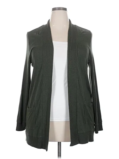 Pre-owned Mix By 41 Hawthorn Cardigan Sweater In Green