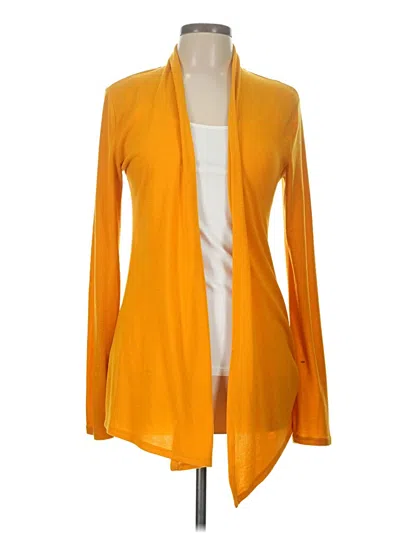 Pre-owned Mix By 41 Hawthorn Cardigan Sweater In Orange