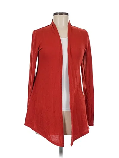 Pre-owned Mix By 41 Hawthorn Cardigan Sweater In Red