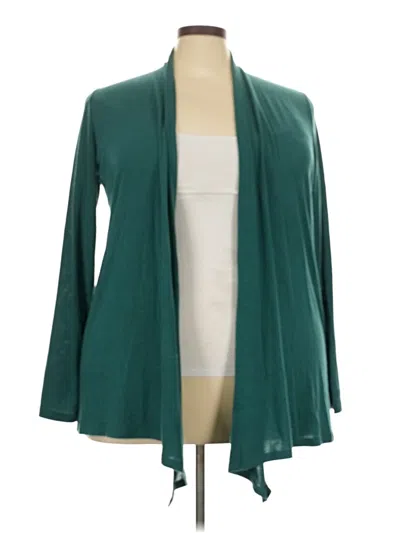 Pre-owned Mix By 41 Hawthorn Cardigan Sweater In Teal
