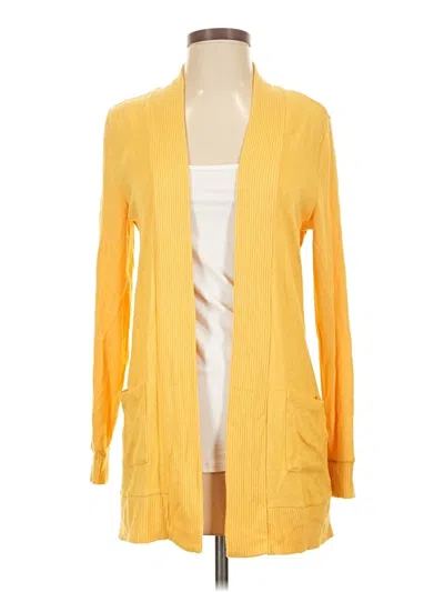 Pre-owned Mix By 41 Hawthorn Cardigan Sweater In Yellow
