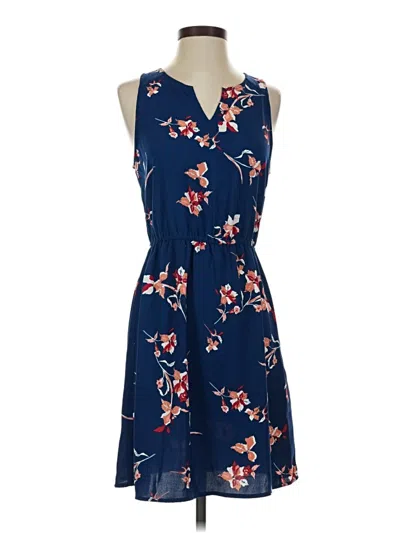 Pre-owned Mix By 41 Hawthorn Casual Dress In Blue