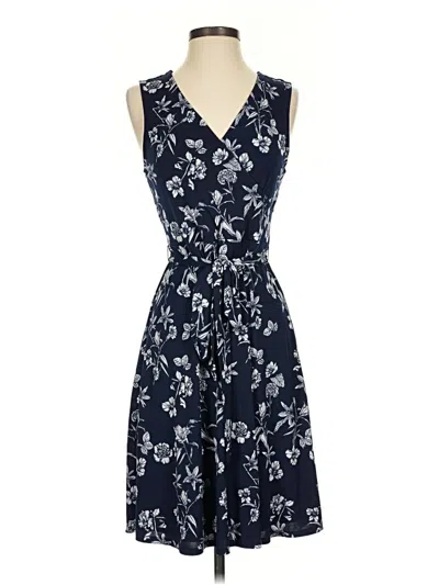 Pre-owned Mix By 41 Hawthorn Casual Dress In Blue