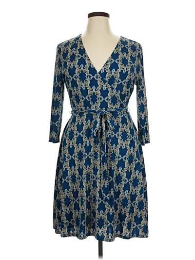 Pre-owned Mix By 41 Hawthorn Casual Dress In Blue